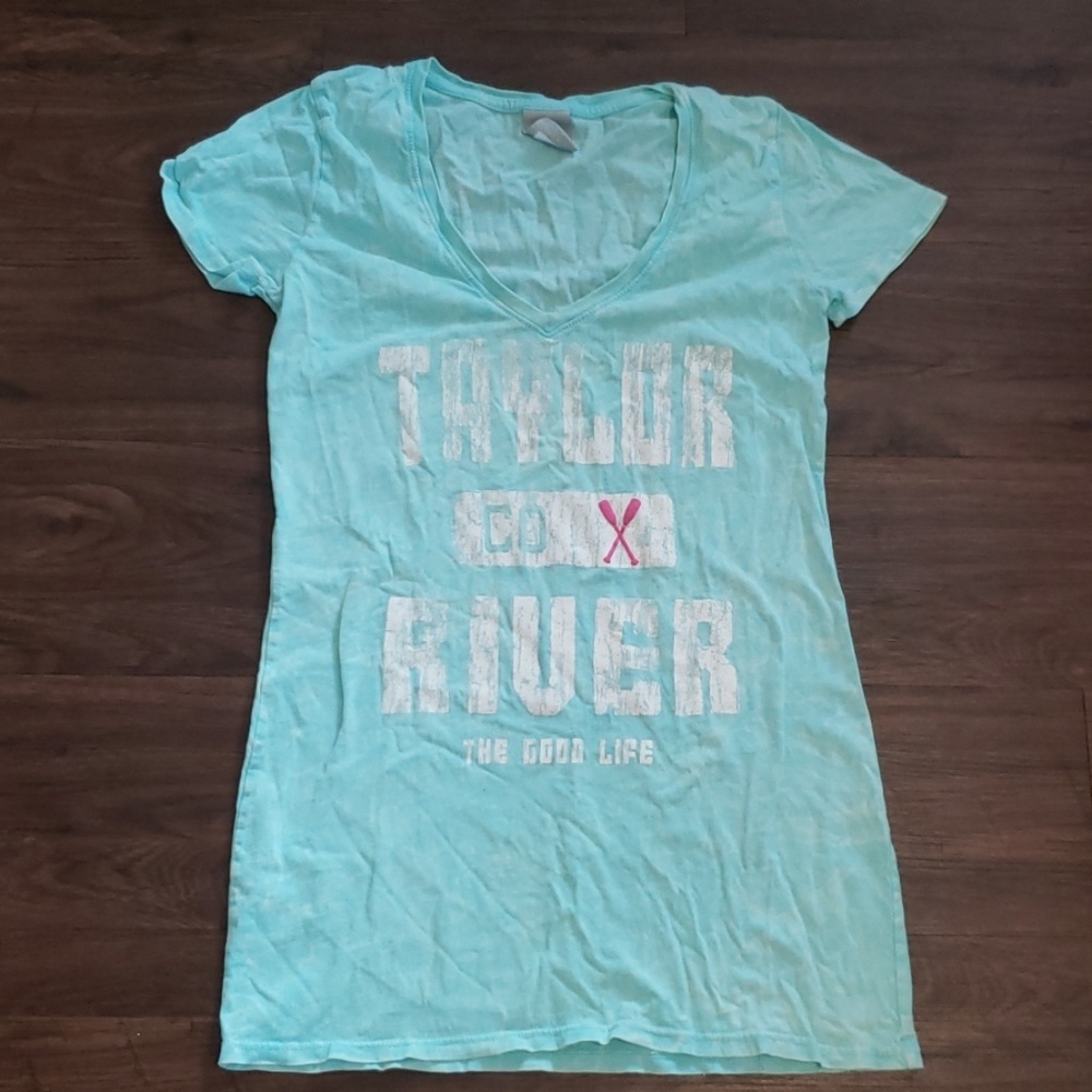 🌻 EMI shirt tie dye blue Taylor go river beach